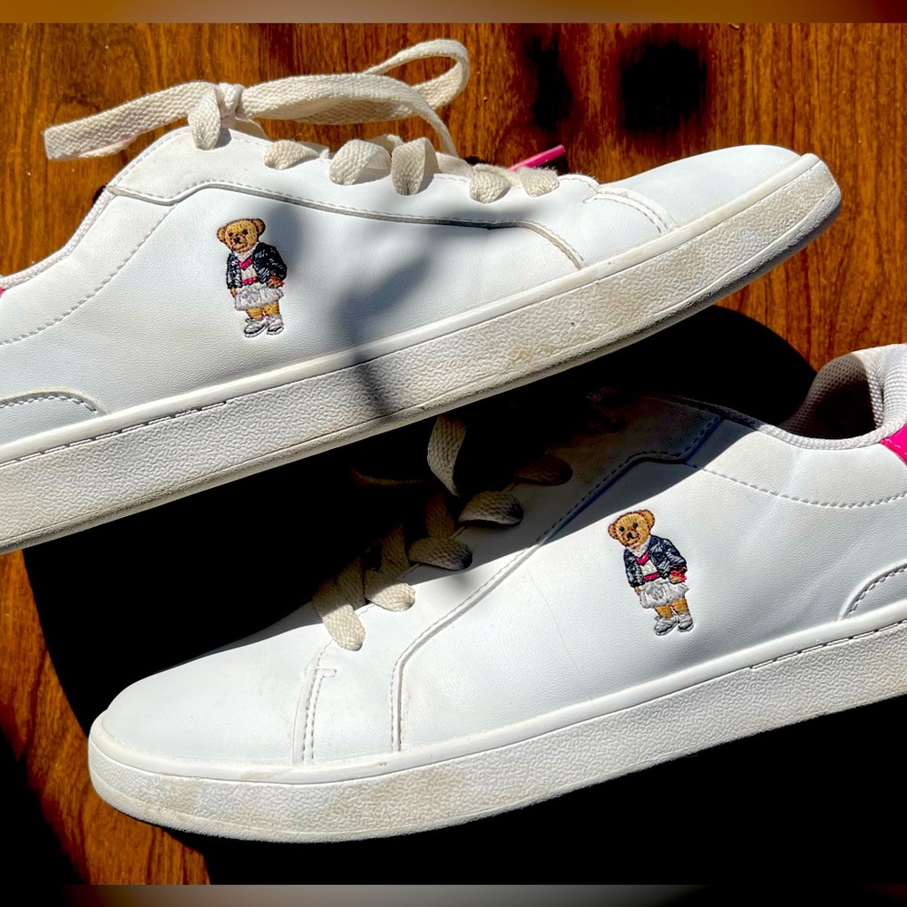 Polo Teddy Bear Sneakers Girls size 4
